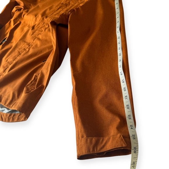 ALPINE DESIGN Altitude Hooded Lightweight Waterproof Rain Jacket, Orange, Large - Picture 8 of 11